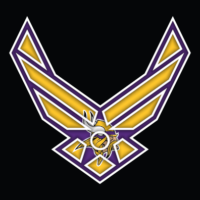 Airforce Minnesota Vikings Logo iron on paper